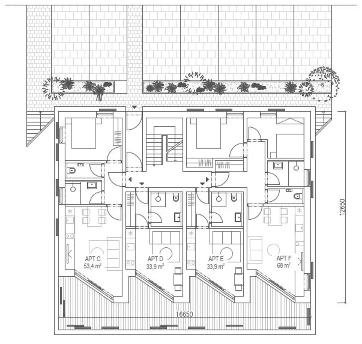 Pašman půdorys 1NP