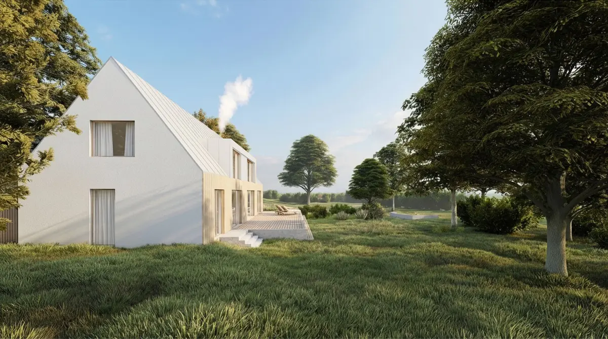 Hamre exteriér omítka