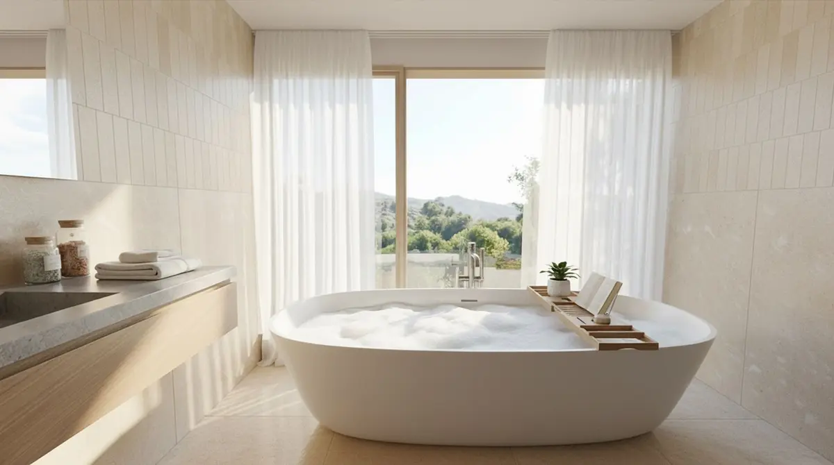 Hamre koupelna nahoře