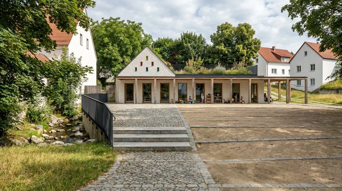 Dětská skupina Bohuňov - hravá a bezpečná architektura pro nejmenší