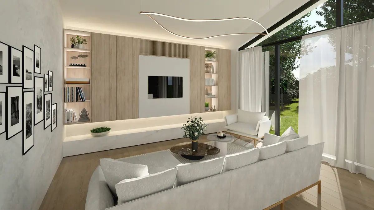 RD Tuchlovice Living Room