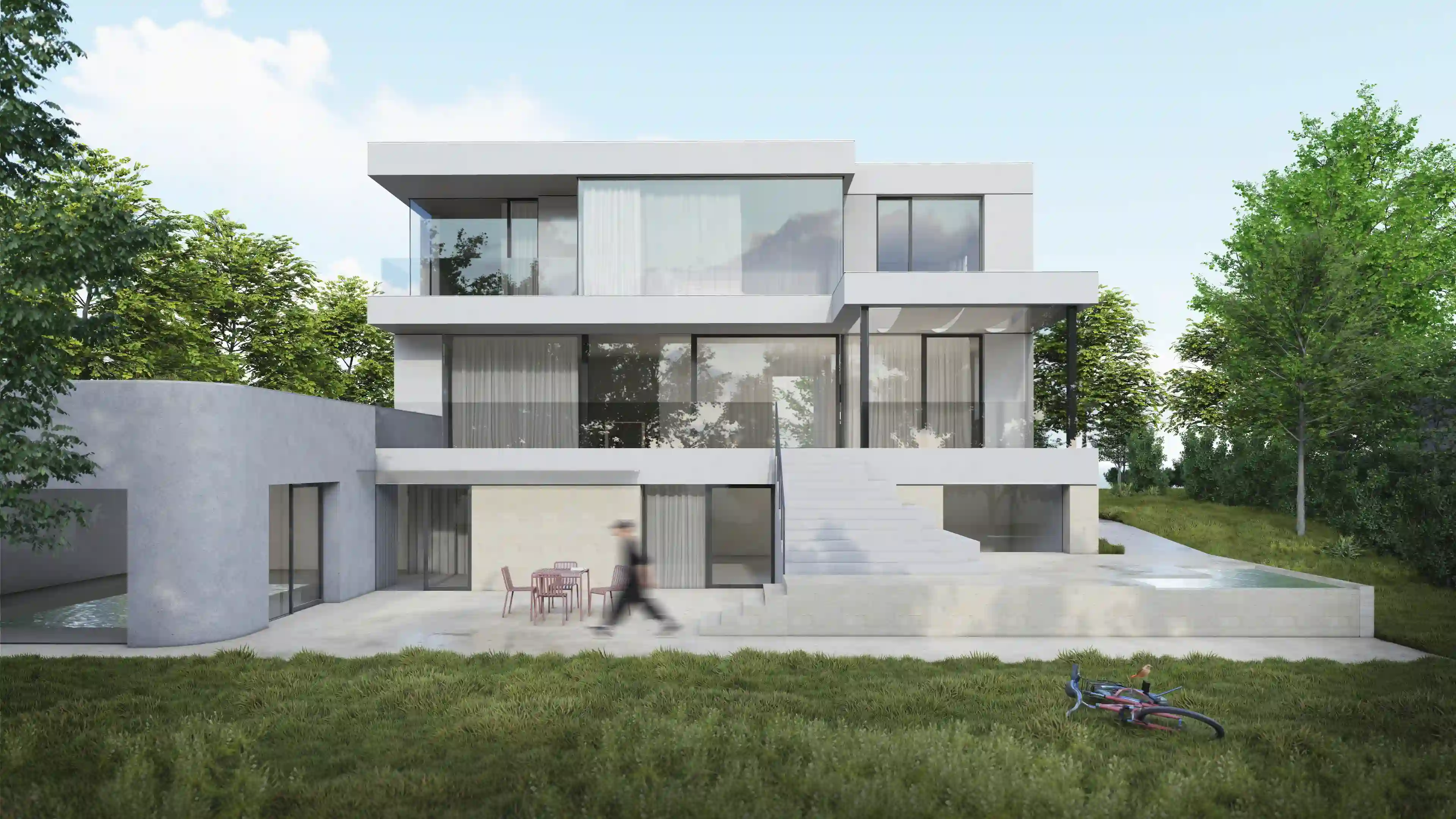 Vila Říčany - moderní interpretace klasického rodinného bydlení