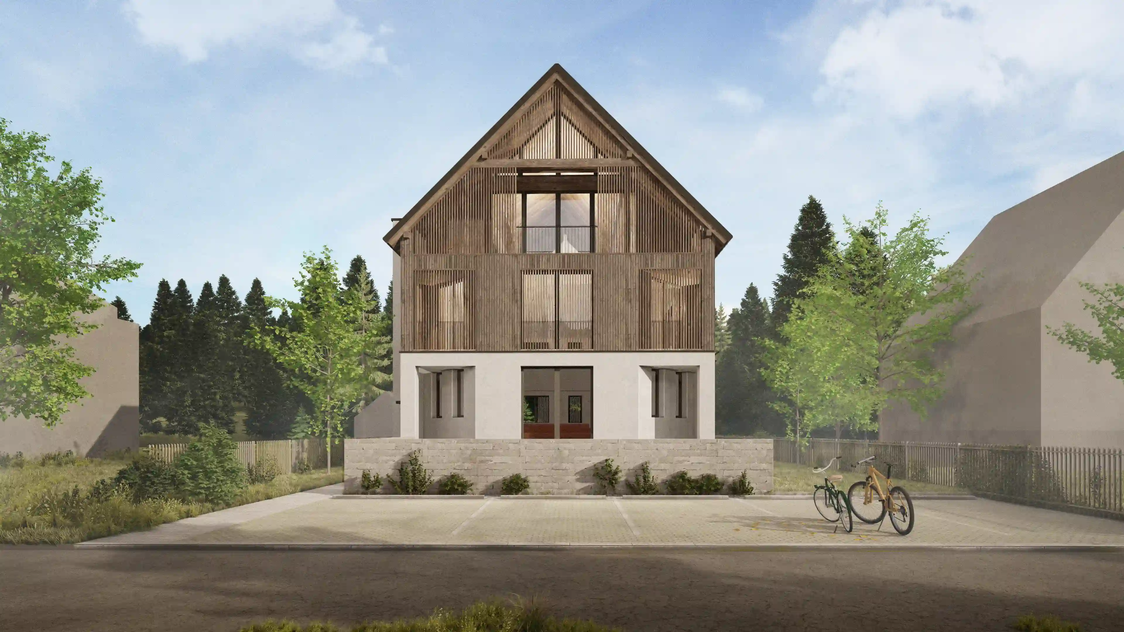 Apartmán Harrachov Dušek - detailní pohled na moderní horský interiér